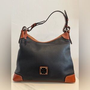 Dooney & Bourke Pebble Grain Leather Hobo Bag, Hobo Purse - Gently Used CLASSIC!